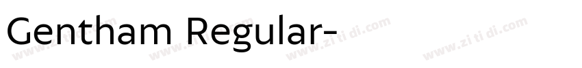 Gentham Regular字体转换 Gentham Regular字体转换